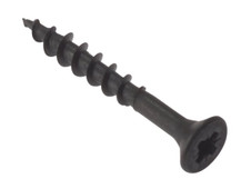 ForgeFix CARS4232 Carcass Screws Pozi Compatible SCT Black Phosphate 4.2 x 32mm Box 200