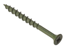 ForgeFix DS4550 Decking Screw Pozi Compatible ST Green Anti-Corrosion 4.5 x 50mm Box 200