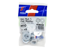ForgeFix FPKNW10 Nut & Washer M10 ForgePack 8 - FORFPKNW10 - main image
