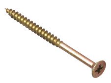 ForgeFix FPMPS570Y Multi-Purpose Pozi Compatible Screw CSK ST ZYP 5.0 x 70mm Forge Pack 10