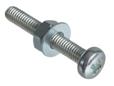 ForgeFix FPKMSPH320 Machine Screw Pozi Compatible Pan Head ZP M3 x 20mm ForgePack 50