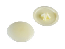ForgeFix FPPCC3 Pozi Compatible Cover Cap Cream No.6-8 Forge Pack 50