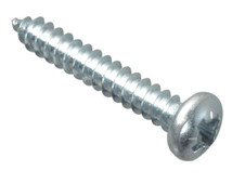 ForgeFix FPSTPP18ZP Self-Tapping Screw Pozi Compatible Pan Head ZP 1in x 8 ForgePack 25