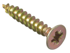 ForgeFix MPS535Y Multi-Purpose Pozi Compatible Screw CSK ST ZYP 5.0 x 35mm Box 200