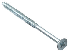 ForgeFix MPS580ZP Multi-Purpose Pozi Compatible Screw CSK ST ZP 5 x 80mm Box 100