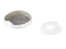 ForgeFix 25PDT5 Domed Cover Cap Chrome Coloured No. 6-8 Bag 25