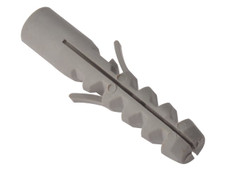 ForgeFix 25RIM1260 Nylon Wall Plug Rimless M12 x 60mm Bag 25