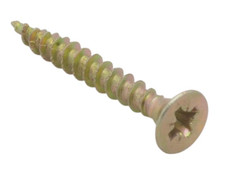 ForgeFix SPE430YB Spectre PZ Compatible Wood Screw CSK ZYP 4.0 x 30mm Box 1000