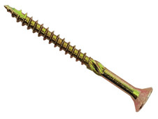 ForgeFix SPE550YB Spectre PZ Compatible Wood Screw CSK ZYP 5.0 x 50mm Box 500