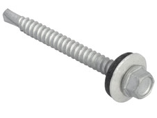 ForgeFix TFHL5557 TechFast Hex Head Roofing Screw Self-Drill Light Section 5.5 x 57mm Pack 50