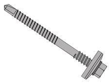 ForgeFix TFHW16CPSD55105L TechFast Composite Panels to Steel Hex Screw No.3 Tip 5.5 x 105mm Box 100