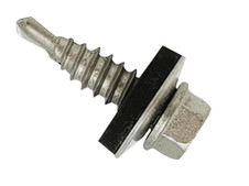 ForgeFix TFHW16SD6325 TechFast Self-Drilling Stitching Hex Screw & Washer No.1 Tip 6.3 x 25mm Box 100