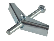 ForgeFix 10TOG350 Plasterboard Spring Toggle M3 x 50mm Bag 10