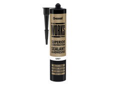 Geocel 6001243/C03 THE WORKS PRO Sealant & Adhesive Grey 290ml