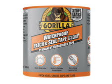 Gorilla Glue 3044751 Gorilla Waterproof Patch & Seal Tape 100mm x 2.4m Clear