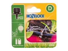 Hozelock 100-001-370 2787 End of Line Adjustable Mini Sprinkler 4/13mm (Pack 12)