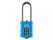 Squire CP50S25BX CP50S25 Heavy-Duty Rustproof Marine Combi Padlock 50mm Long Shackle 63mm Boxed
