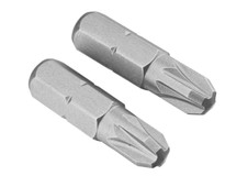 Irwin 10504399 Pozidriv Insert Bits PZ3 25mm (Pack 2)