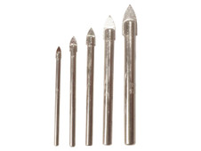 Irwin 10507912 Glass & Tile Drill Bit Set of 5