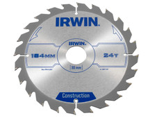 Irwin 1897197 Construction Circular Saw Blade 184 x 30mm x 24T ATB