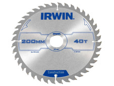 Irwin 1897202 Construction Circular Saw Blade 200 x 30mm x 40T ATB