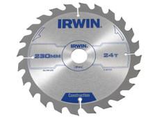 Irwin 1897205 Construction Circular Saw Blade 230 x 30mm x 24T ATB