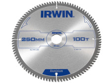 Irwin 1907779 Professional Aluminium Circular Saw Blade 250 x 30mm x 100T TCG