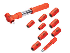 ITL Insulated 00028 Insulated 3/8in Drive Metric Torque Wrench Kit, 10 Piece - ITL00028 - main image