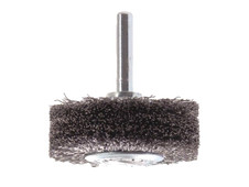Lessmann 417.163 Wire Wheel Brush with Shank 70 x 13mm, 0.30 Steel Wire