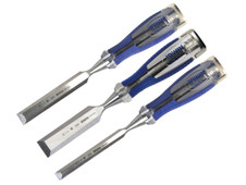 Irwin Marples 10503419 M750 Splitproof Pro Bevel Edge Chisel Set, 3 Piece