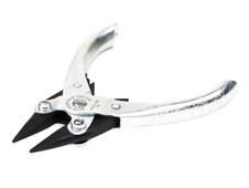 Maun 4330-125 Snipe Nose Parallel Pliers, Serrated Jaws 125mm