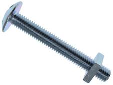 Metalmate Roofing Bolt & Nut ZP M8 x 50mm (Box 25)