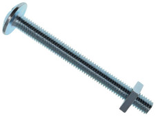 Metalmate Roofing Bolt & Nut ZP M8 x 80mm (Box 25)