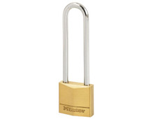 Master Lock 150EURDLJ Solid Brass 50mm Padlock 5-Pin - 64mm Shackle