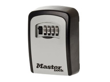 Master Lock 5401EURDTHR 5401E Medium Select Access Key Lock Box + Tether - Grey