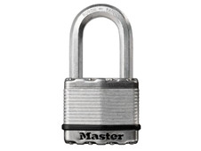 Master Lock M15EURDLFCC Excell Laminated Steel 64mm Padlock 5-Pin - 38mm Shackle