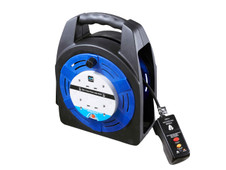 Masterplug HBT2013/4BLRCD-MP Case Reel 240V 13A 4-Socket RCD & Thermal Cut-Out 20m