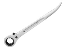 Priory PRI604WHITAG 604 Short Bent Reversible Ratchet Podger 19 x 21mm White