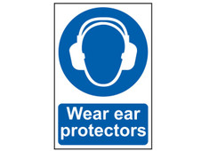 Scan 0005 Wear Ear Protectors - PVC Sign 200 x 300mm