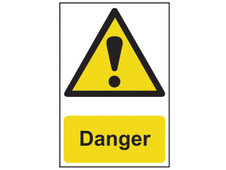 Scan 1301 Danger - PVC Sign 200 x 300mm