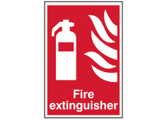 Scan 1350 Fire Extinguisher - PVC Sign 200 x 300mm