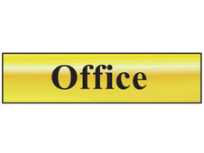Scan 6010 Office - Polished Brass Effect 200 x 50mm