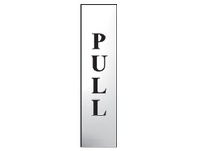 Scan 6034C Pull Vertical - Polished Chrome Effect 50 x 200mm