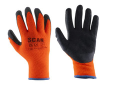 Scan Thermal Latex Coated Gloves - XL (Size 10) (Pack 5)
