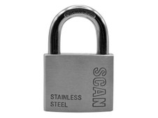 Scan ZB111-50 Stainless Steel Padlock 50mm