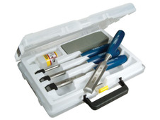 Stanley 0-16-130 5002 Bevel Edge Chisel & Oilstone Set, 6 Piece