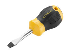 Stanley STHT16147-0 CUSHION GRIP Stubby Screwdriver 6.5 x 45mm Flared