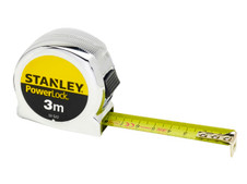 Stanley 0-33-522 PowerLock® Classic Pocket Tape 3m (Width 19mm) (Metric only)