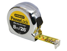 Stanley 0-33-526 PowerLock® BladeArmor® Pocket Tape 8m/26ft (Width 25mm)