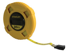 Stanley 0-34-296 Closed Case Fibreglass Long Tape 20m (Width 13mm)